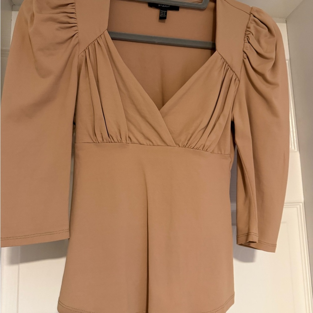 Studio F Soft Beige Blouse